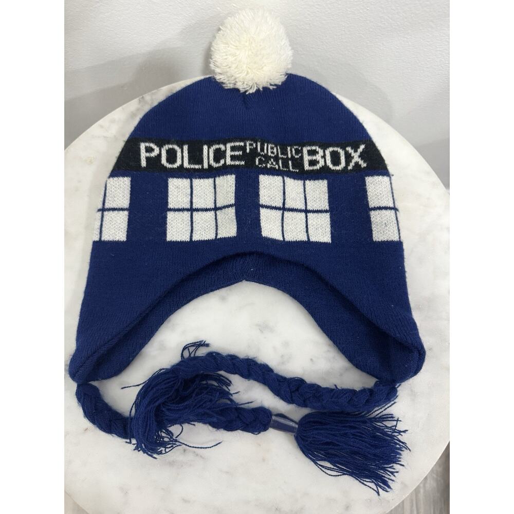 Doctor Who: Tardis Knit Laplander Beanie Hat